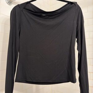Elodie Black Long Sleeve Women's Top